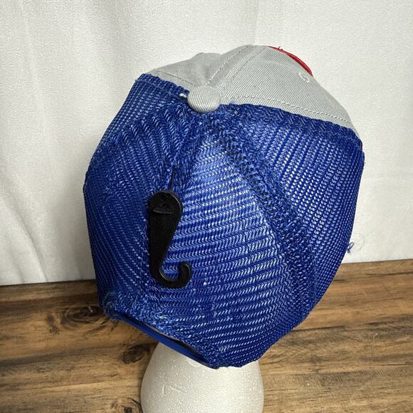 Texas Rangers MLB Baseball Hat Embroidered Logo Blue Mesh Snapback NWOT Women's - Picture 5 of 9